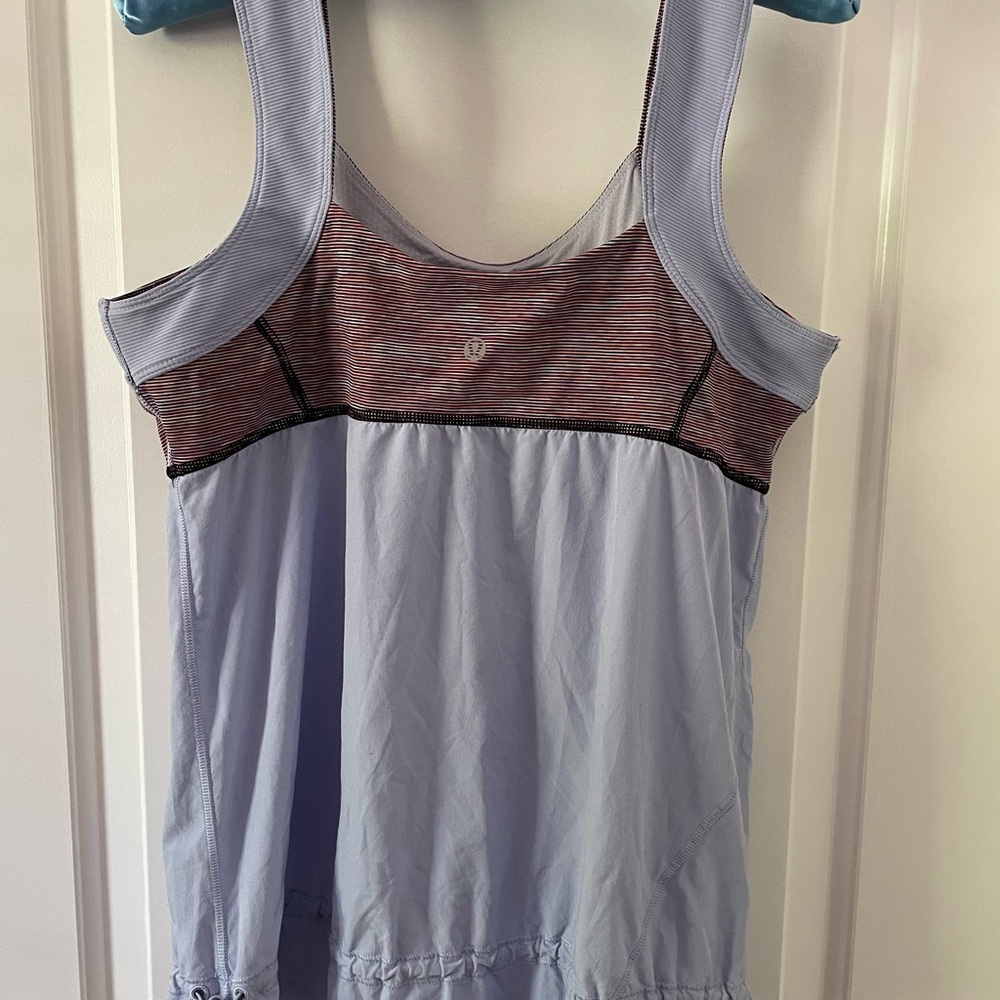 lululemon athletica Blue/Purple Workout Tank Top